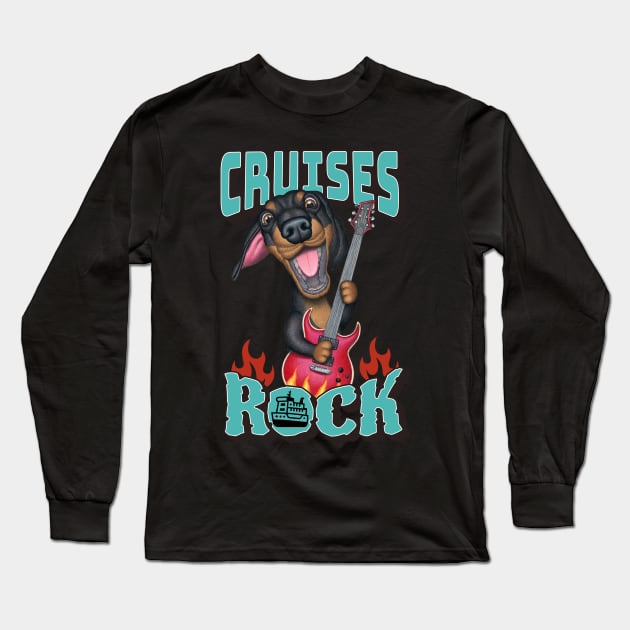 Cruises Rock Long Sleeve T-Shirt by Danny Gordon Art